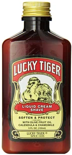 LUCKY TIGER LUCKY TIGER Liquid Cream Shave Płynny Krem do Golenia 150 ml - Kosmetyki do golenia - miniaturka - grafika 2