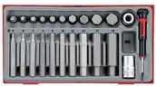 Bity - Teng tools Zestaw grotów sześciokątnych chwyt 1/2" TENG TOOLS 68850106 - miniaturka - grafika 1