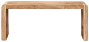 VidaXL Lumarko Ławka, 110x38x46 cm, lite drewno akacjowe 323584 VidaXL - Ławki do przedpokoju - miniaturka - grafika 2