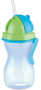 Tescoma Butelka dziecięca ze słomką BAMBINI 300 ml, zielony, niebieski 668172-54 - Shakery i bidony sportowe - miniaturka - grafika 3