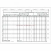 Druki akcydensowe - Firma krajewski Karta kontowa materiałowa 3-kolumnowa [Pu/K-301] Pu/K-301 - miniaturka - grafika 1