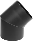 Kominy i akcesoria - Darco Piec WC-ks120/45-cz2 spawane kolanko rurowe 45 stopni 2 MM Senotherm uht-600, średnica 120 MM, czarna - miniaturka - grafika 1
