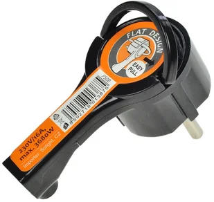 Solight Wtyczka kątowa 230V/16A czarna - Akcesoria do oświetlenia Solight Wtyczka kątowa 230V/16A czarna - Akcesoria do oświetlenia - miniaturka - grafika 1