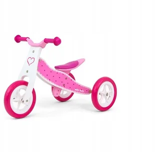 Milly Mally Jeździk 2w1 Look Hearts - Rowerki biegowe - miniaturka - grafika 6
