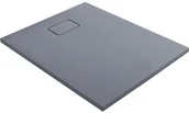 Brodziki prysznicowe - Oltens Bergytan brodzik prostokątny 100x80 cm RockSurface szary beton 15100700 - miniaturka - grafika 1