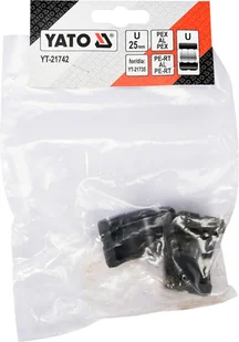 Yato MATRYCE ZAPASOWE DO ZACISKARKI DO RUR PEX-AL-PEX YT-21735 TYP U 25MM YT-21742 ZYSKAJ RABAT 30 ZŁ YT-21742 - Inne urządzenia budowlane - miniaturka - grafika 2