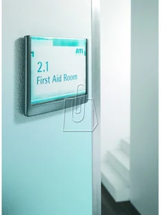 Durable Tabliczka informacyjna Click Sign Durable 149mm x 148,5mm czerwona 486203 - Numery na dom - miniaturka - grafika 7