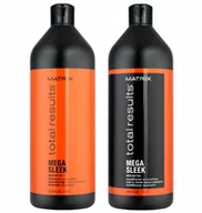 Matrix Mega Sleek wygładzenie Szampon Odżywka 2x1L