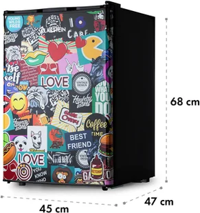 Lodówka Klarstein HEA14-CoolVibe-70L - Lodówki - miniaturka - grafika 7