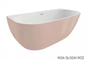 Wanny - Polimat Wanna wolnostojąca Risa 160 różowa 00480 - miniaturka - grafika 1