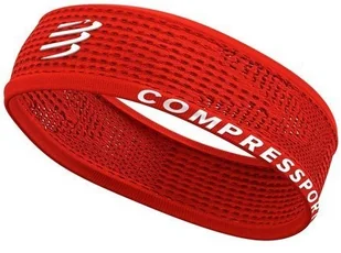 Compressport opaska na głowę THIN HEADBAND ON/OFF V3 czerwona - Czapki i chusty sportowe męskie - miniaturka - grafika 8