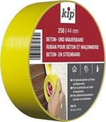Taśmy klejące - kip Kip 258  43 taśma na betonie i murze na grube i szorstkich powierzchniach, 44 MM X 50 m, żółty 221534 - miniaturka - grafika 1