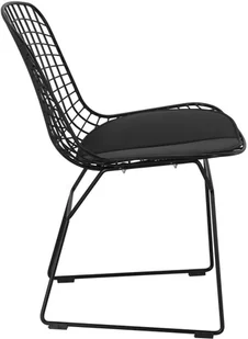 D2.Design DESIGN Krzesło Harry czarne / czarna poduszka - Krzesła - miniaturka - grafika 8