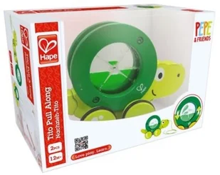 Hape Tito żółw na sznurku - Zabawki interaktywne dla dzieci - miniaturka - grafika 2