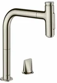 Baterie kuchenne - Hansgrohe M7120-H200 bateria zlewozmywakowa 200 Select 2jet sBox, wysuwana - miniaturka - grafika 1