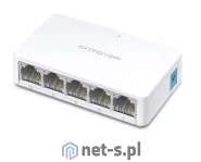 Mercusys MS105 switch - Switche - miniaturka - grafika 3