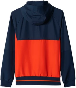Adidas BLUZA REPREZENTACYJNA TIRO 17 granatowo-pomarańczowa JR - Piłka nożna - miniaturka - grafika 2