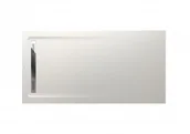 Brodziki prysznicowe - Roca AP60170838401650 AQUOS Brodzik prostokątny 1800 x 900 mm SYFON W KPL BEżOWY - miniaturka - grafika 1