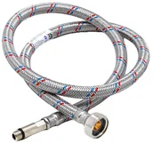 Akcesoria hydrauliczne - Industrias Mateu Wężyk Fil Nox Griferias M8 W3/8 80 cm 1GR29080 - miniaturka - grafika 1