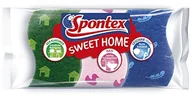 Ściereczki, gąbki, czyściki - Spontex spontex Sweet Home, trójpak-kuchni, łazienki, uniwersalny  z symbolami (4 X 3 szt.) 19500017 - miniaturka - grafika 1