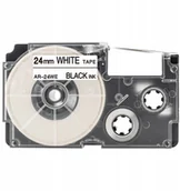 Papier do drukarek - Casio Taśma Do Biała XR24WE1 XR24WE 24mm 8m - miniaturka - grafika 1