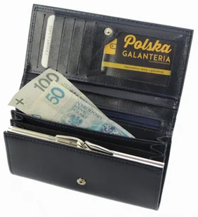 Z.Ricardo (PL) Portfel Damski (PL) Długi Z Klapką I Klamrą Wewnątrz Skóra Naturalna Licowa ZR036 - Portfele - miniaturka - grafika 16