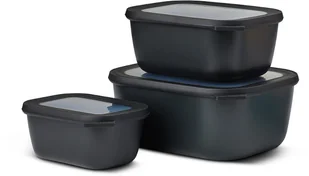 Mepal Zestaw misek głębokich prostokątnych Cirqula Mepal - nordic black 106271041100 - Zestawy naczyń dla dzieci - miniaturka - grafika 7