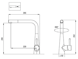 Art Platino Art Platino Miros chrom - Baterie kuchenne - miniaturka - grafika 3