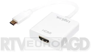 Logilink Adapter HDMI do USB-C 3.1 4K (UA0236A) - Adaptery i przejściówki - miniaturka - grafika 2