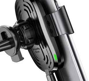 Baseus uchwyt samochodowy grawitacyjny z ładowaniem QI Black WXYL-01 - Uchwyty samochodowe do telefonów - miniaturka - grafika 8