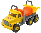 Jeździki dla dzieci - Wader Quality Toys QT Samochód jeździk Super Gigant Szary 78890_SZAR - miniaturka - grafika 1