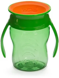 WOW WOW CUP 360 zielony przejściowy kubek treningowy 207 ml - Kubki dla dzieci - miniaturka - grafika 2