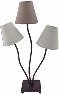 Näve Twiddle 3-punktowa lampa stołowa, brązowa - Lampy stojące - miniaturka - grafika 3