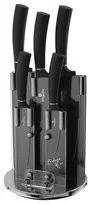 Berlingerhaus 6 częściowy zestaw noży ze stojakiem Black Royal Collection, BH/2382 - Noże kuchenne - miniaturka - grafika 3
