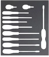 Narzędzia warsztatowe - Bahco MODUŁ ff1 °F1002 śrubokręt płaski i PH 2/3, 11-częściowy (FF1F1002) - miniaturka - grafika 1