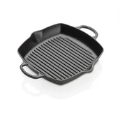 Patelnie - Le Creuset Signature Patelnia grillowa czarna wymiary: 30x30 cm 20200300000422 - miniaturka - grafika 1