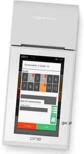 Novitus Kasa fiskalna ONE ONLINE GASTRONOMICZNA biało-szara - Kasy fiskalne - miniaturka - grafika 11