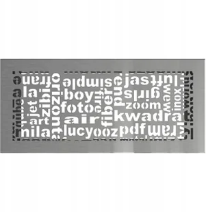 Kratki.pl Kratka wentylacyjna ABC 17/37 szlifowana 37ABC/SZ - Akcesoria kominkowe - miniaturka - grafika 3