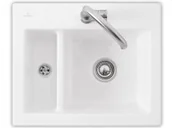 Zlewozmywaki - Villeroy & Boch Subway XM Classicline (ceramiczny) 510x620mm KM stone [Biały mat] (678001RW) - miniaturka - grafika 1