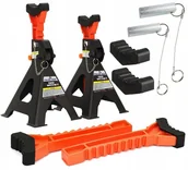 Pozostałe wyposażenie warsztatu - Kobyłki 3T 2SZT. Podstawki Podpory Z Blokadą Gumą! - miniaturka - grafika 1