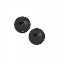 Wieszaki łazienkowe - Zack Wieszak na ręczniki Duplo czarny matowy 40447 + 40447 - miniaturka - grafika 1