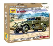Modele do sklejania - Zvezda Amerykański transporter opancerzony M-3 Scout car 6245 - miniaturka - grafika 1