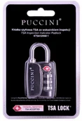 Kłódki - Puccini Kłódka szyfrowa TSA ze wskaźnikiem inspekcji KTSA-12068 czarna KTSA-12068 1 - miniaturka - grafika 1
