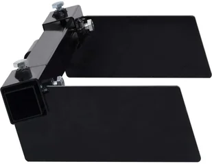 vidaXL Adapter do pługu śnieżnego montowanego do kosiarki, czarny - Akcesoria do kos i kosiarek - miniaturka - grafika 3