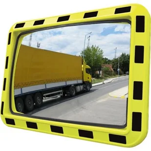 lustro prostokątne z żółto-czarną ramą 60x80cm - Wyposażenie miejsc publicznych lustro prostokątne z żółto-czarną ramą 60x80cm - Wyposażenie miejsc publicznych - miniaturka - grafika 1
