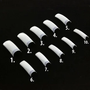 Allepaznokcie Tipsy mleczne krótka kieszonka nr 10 60 szt - Sztuczne paznokcie i akcesoria Allepaznokcie Tipsy mleczne krótka kieszonka nr 10 60 szt - Sztuczne paznokcie i akcesoria - miniaturka - grafika 1