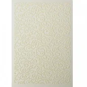 Papier do drukarek - Karton ozdobny welurowy flock ciemnokremowy A4 220g 5szt /208322/ AR664 - miniaturka - grafika 1