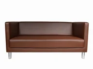 Sofy i kanapy - Roman Orlik - Zakład Tapicerski Sofa KUBA z eko skóry kolor brązowy - miniaturka - grafika 1