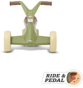 Berg GO2 Gokart Jeździk Rowerek 2w1 Retro Green 24.50.08.00 - Jeździki dla dzieci - miniaturka - grafika 3