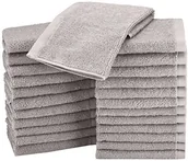 Ręczniki - AmazonBasics ściereczki z bawełny, białe ABWC-24PK-GR - miniaturka - grafika 1